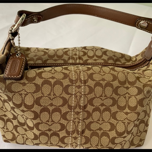 Coach Micro Mini Bag in Signature Brown - Picture 1 of 4